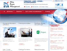 Tablet Screenshot of metaprojets.com